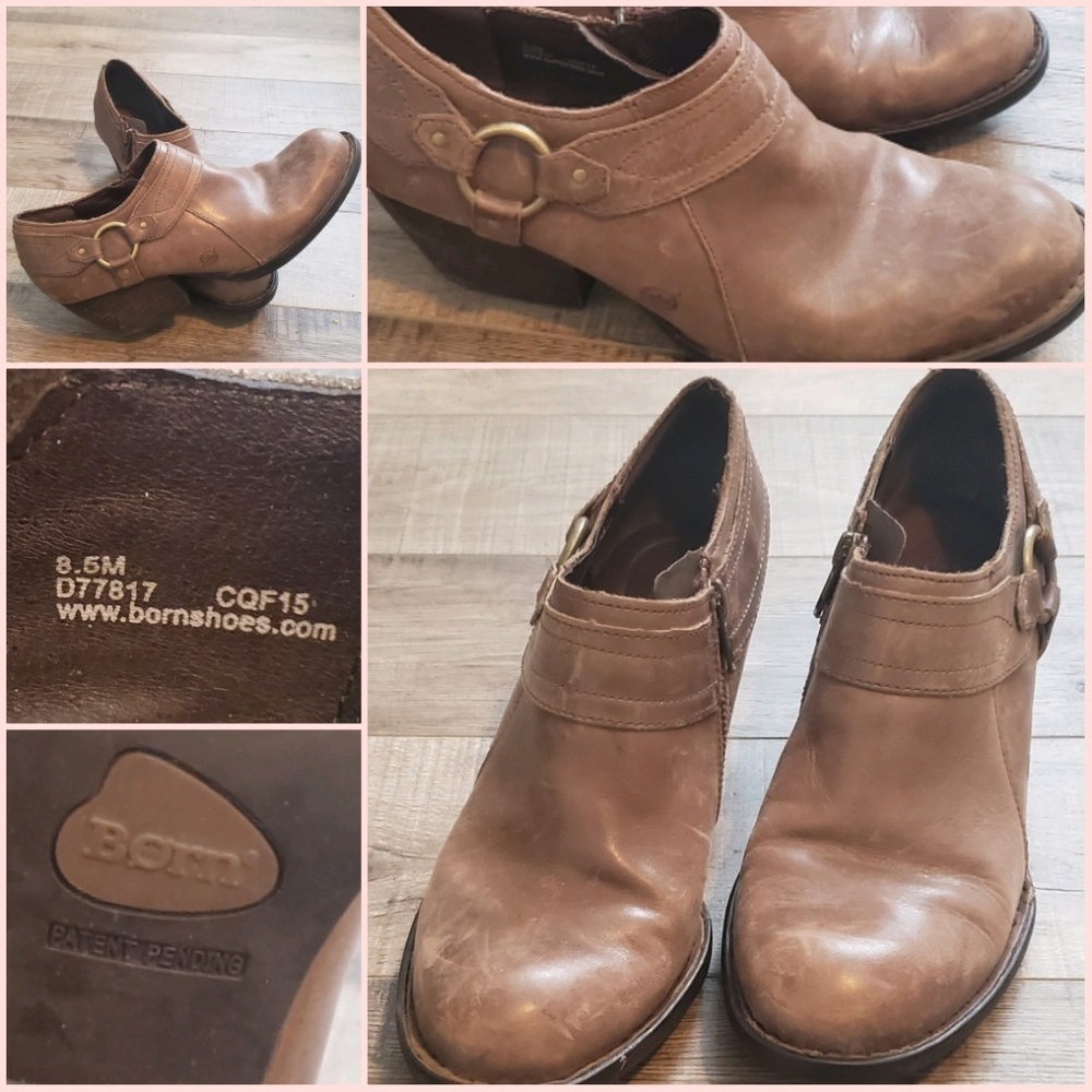 Brown booties